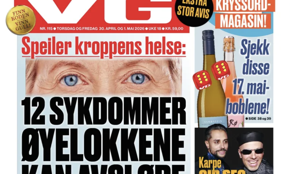 Vg om hvordan øyelokkene kan avsløre utvalgte sykdommer